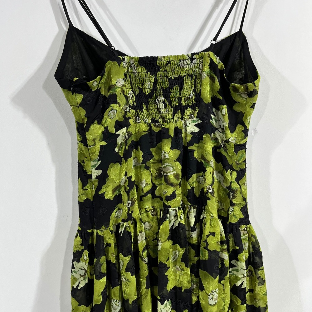 Endless Rose Fairy Grunge Basque Waist Floral Jacquard Midi Dress Small Formal - Picture 5 of 9